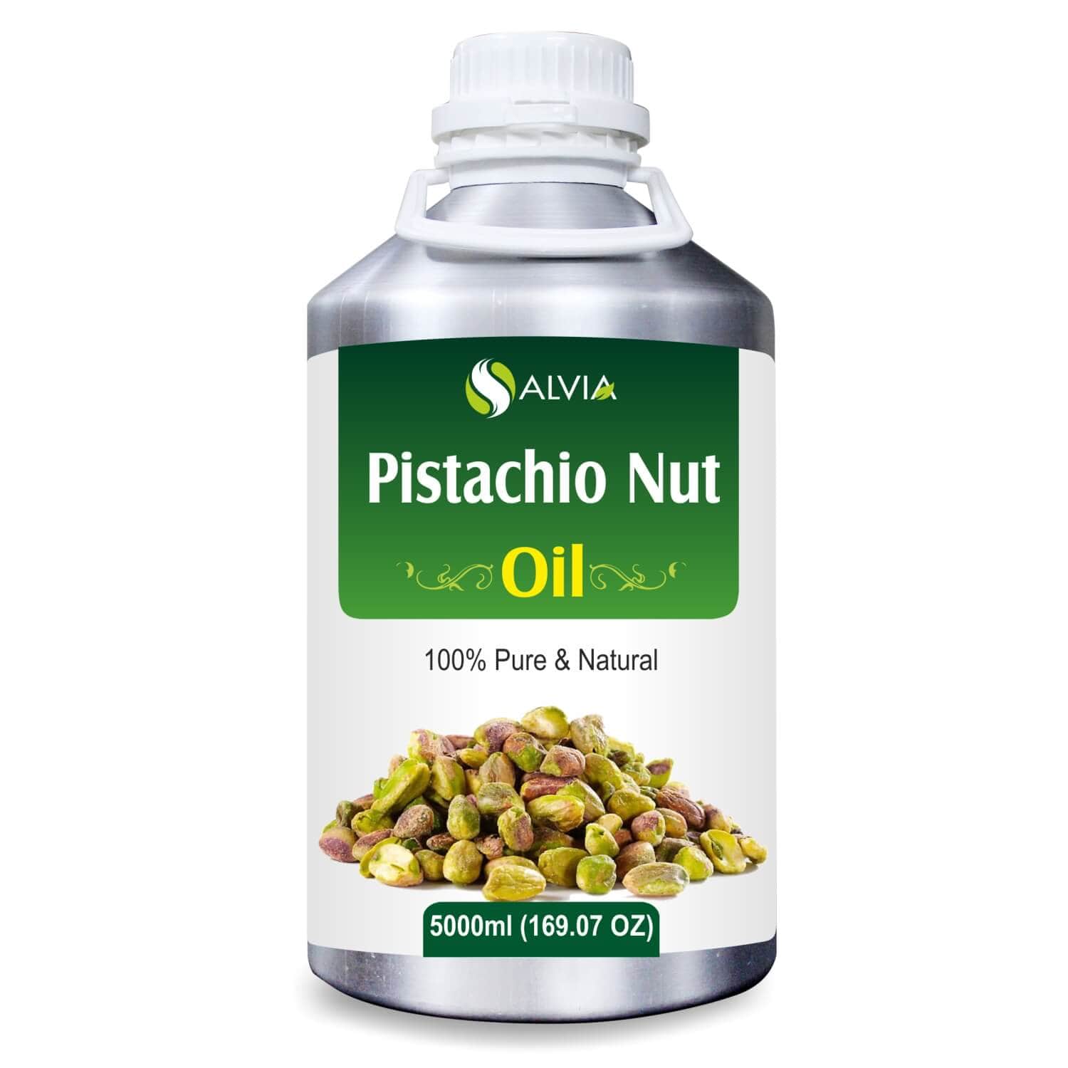 Salvia Natural Carrier Oils, Hair Fall,Anti Ageing,Anti-ageing Oil 5000ml Pistachio Nut Oil (Pistacia Vera) Pure Natural Carrier Oil